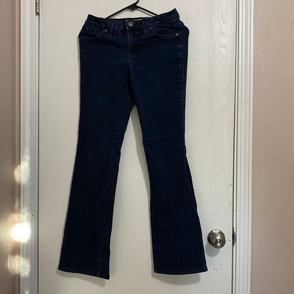Vintage Boho Bootcut Jeans Women’s Low Rise Flare Y2K Style - Picture 1 of 4